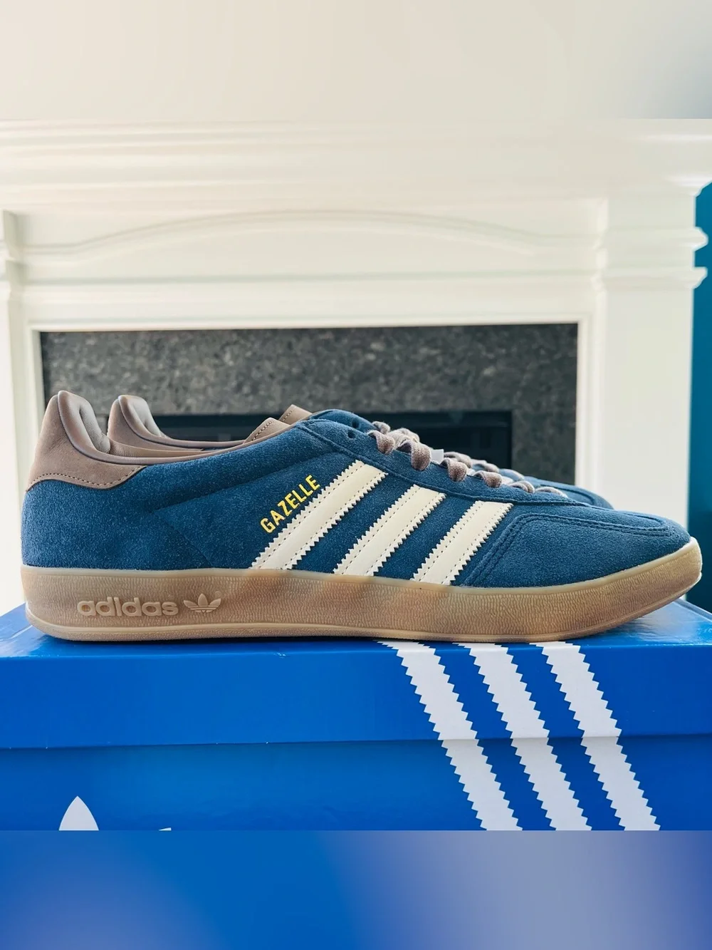 Sz 11.5 adidas Gazelle Indoor Sneakers Night Indigo KI2253 Men's
